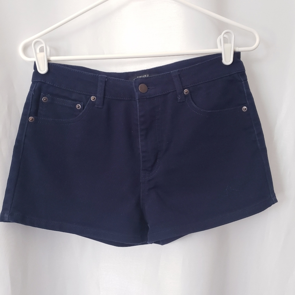 Forever 21 High-waisted Velvet Shorts